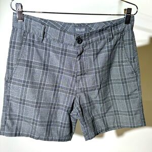 Valor Collective • Vintage Grey Plaid Shorts